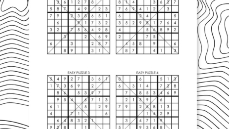 Sudoku diagonalne wymaga unikalnych cyfr w głównych diagonaliach obok standardowych reguł
