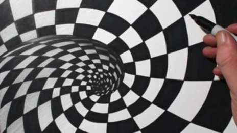 Zagadki optyczne oszukują wzrok, trenując percepcję i kreatywność mózgu